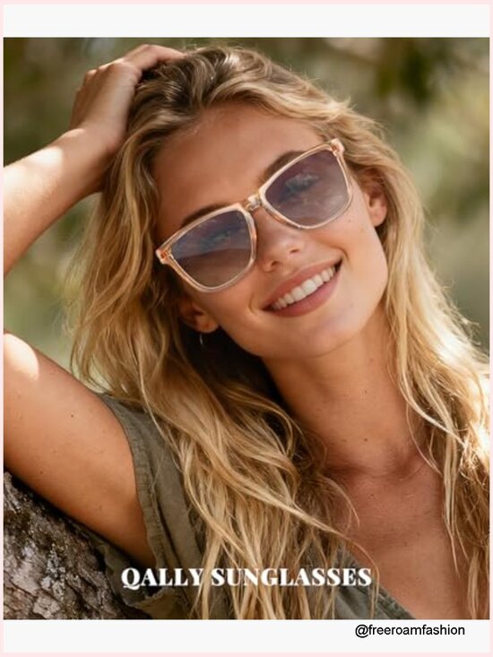 Polarized Square Sunglasses UV400 Protection Women main image 4